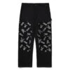 Playboy X HUF VVS Rabbit Head Pant 2 Playboy X HUF VVS Rabbit Head Pant -Fashion Clothing Store PLAYBOY VVS DOUBLE KNEE PANT BLACK PT00249 BLACK 01