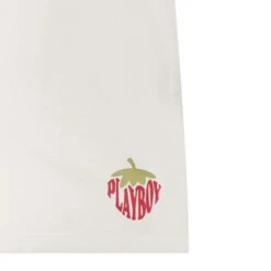 Women's Strawberry Love Boyfriend Sweatshort 7 Women's Strawberry Love Boyfriend Sweatshort -Fashion Clothing Store PLAYBOYPBSTRAWBERRYLOVEBFSWEATSHORT3