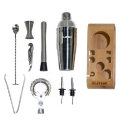 10-Piece Bar Kit -Fashion Clothing Store PLAYBOY BAR SET 10