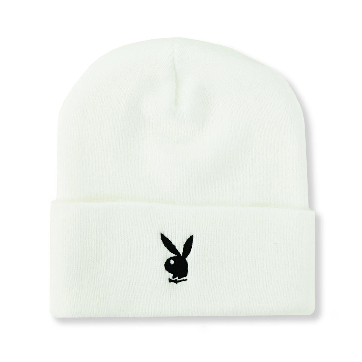 Rabbit Head Cuffed Knit Beanie 4 Rabbit Head Cuffed Knit Beanie - Image 2