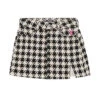 Women's Houndstooth High Waisted Mini Skirt -Fashion Clothing Store PLAYBOY HIGHRISESLITMINISKIRT HOUNDSTOOTH 01