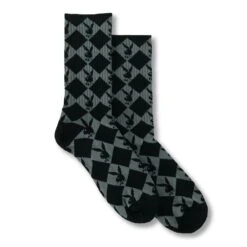 Rabbit Head Diamond Shape Pattern Crew Socks -Fashion Clothing Store PLAYBOY SOCKS 25A a9c5b5c5 7c8e 4d25 95df f6b4edd54621