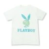 Playboy Static Bunny White Tee -Fashion Clothing Store PLAYBOY TEE 1A