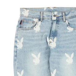 Playboy X Pleasures Scatter Denim Pants -Fashion Clothing Store PLSRS PB 3301 e58088c8 e7cd 4f24 964e deee1eb72b15