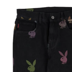 Playboy X Pleasures Scatter Denim Pants -Fashion Clothing Store PLSRS PB 3308 9de6fc68 65e2 451d b744 d83a63eae1dd