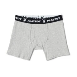 Classic Boxer Brief -Fashion Clothing Store Playboy BoxerBriefs Grey 01 2e24190a 0577 42b6 b691 deafbb2015b8