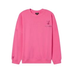 Women's Classic Crewneck -Fashion Clothing Store Playboy Classic CrewAzaleapink 01 1 1