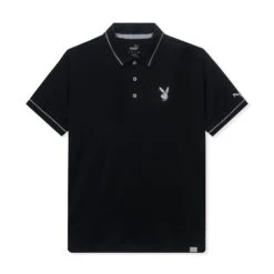 Puma Golf Monarch Performance Polo -Fashion Clothing Store Playboy Cloudspun Monarch golf polo Black 01 18593b5a 677f 47f7 af57 50100a23bcfd
