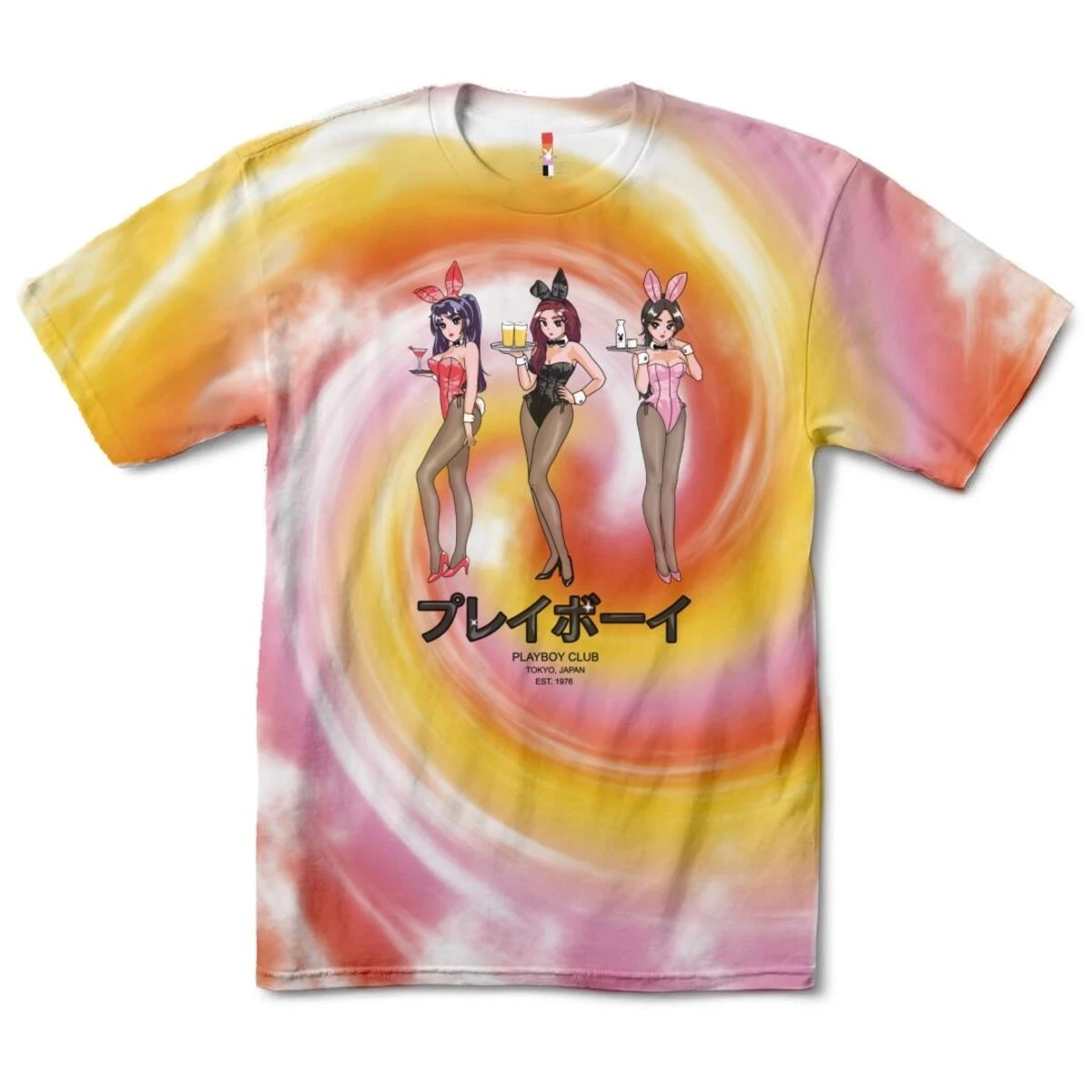 Tokyo Club Happy Hour Tie-Dye T-Shirt 3 Tokyo Club Happy Hour Tie-Dye T-Shirt