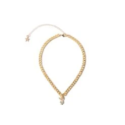 The Rabbit Head Chain By Dalmata -Fashion Clothing Store Playboy Dalmata Necklace Gold 0