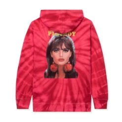 December 1966 Tie Dye Cover Hoodie Red