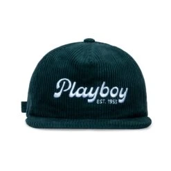 Desperado Masthead Cord Hat -Fashion Clothing Store Playboy DesperadoMastheadCordHat Green Ivory 01