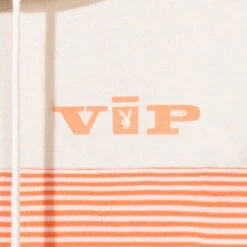 Drop Stripe VIP Club Quarter Zip Hoodie -Fashion Clothing Store Playboy Drop Stripe VIP Club Quarter Zip Hoodie 03