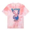 January 1986 Andy Warhol Cover Tie Dye T-Shirt, Pink 2 January 1986 Andy Warhol Cover Tie Dye T-Shirt, Pink -Fashion Clothing Store Playboy Jan 1986 Andy Warhol Cover Tee 01