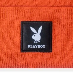 Knit Beanie With Logo Patch -Fashion Clothing Store Playboy Knit Beanie with Logo Patch Autumn 03