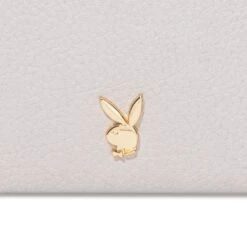 Women's Leather Ring Clutch -Fashion Clothing Store Playboy MTMooreWomen sRingClutch Cream 04