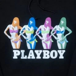 March 2019 Playmate Miki Hamano Repeating Bunny Hoodie -Fashion Clothing Store Playboy Multi Bunny Hoodie Black 03 bfc809bb 55a0 4a63 9d24 8380385208ef
