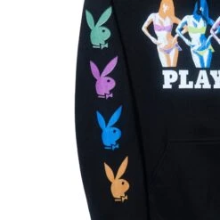 March 2019 Playmate Miki Hamano Repeating Bunny Hoodie -Fashion Clothing Store Playboy Multi Bunny Hoodie Black 04 cb90a98b 7d8f 45ac 908f 630fc4ee1b42