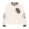 Men's Championship Long Sleeve T-Shirt -Fashion Clothing Store Playboy PB Championship LS Tee Off White 01