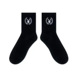 Women's Laurel Leaf Socks -Fashion Clothing Store Playboy PacSun Laurel Leaf Socks Black 01