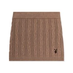 Women's Cable Stitch Mini Skirt