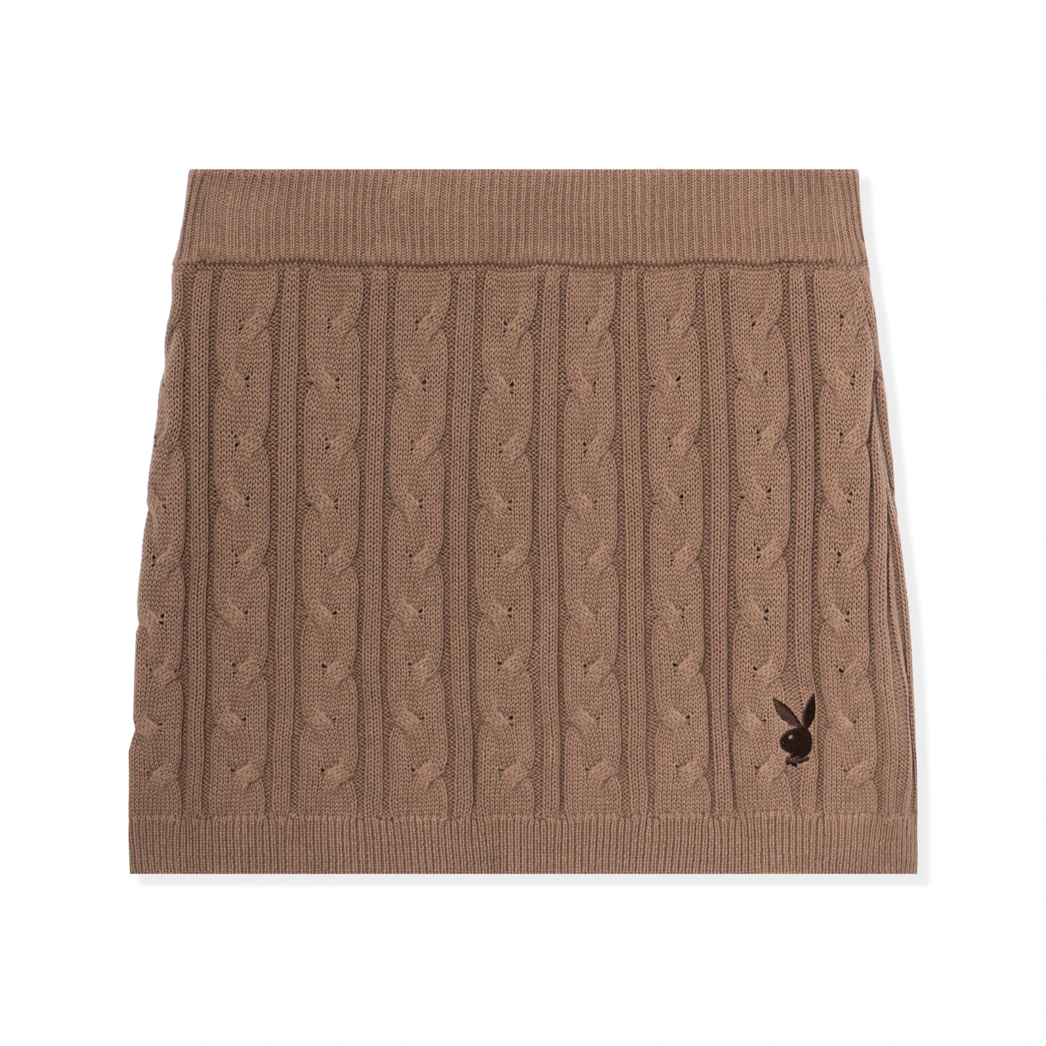 Women's Cable Stitch Mini Skirt 3 Women's Cable Stitch Mini Skirt