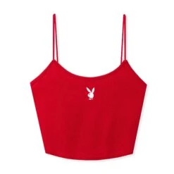 Women's Classic Cami Top -Fashion Clothing Store Playboy PacSun Ribbed Tank Red 01 f5d205aa cdca 4bc7 b779 77f3b7cc4a53