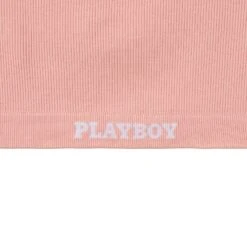 Women's Sports Bra -Fashion Clothing Store Playboy PacSun Womens Sports Bra Peaches and Cream 03