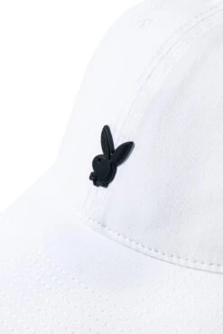 Metal Rabbit Head Pin Dad Hat -Fashion Clothing Store Playboy Rabbit Head Dad Hat White 3 5e71fd11 bcaf 40e0 a3c4 ba5d443c2c60