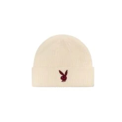 Rabbit Head Knit Beanie -Fashion Clothing Store Playboy Rabbit Head Knit Beanie Ecru 01 25268c55 98d2 4dea 9dfe 08bcd25469a5
