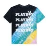 Repeating Masthead Tie-Dye T-Shirt 2 Repeating Masthead Tie-Dye T-Shirt -Fashion Clothing Store Playboy Repeating Masthead T Shirt Black multi 02
