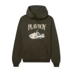 Ski Hoodie Feat. Holly Cook From Girls Of Winter 1984 -Fashion Clothing Store Playboy Ski Hoodie Holly Cook Girls of Winter 1984 Olive 01