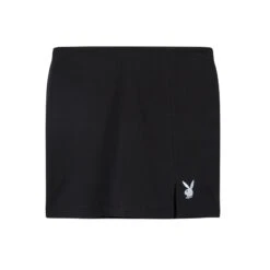 Women's Slit Skirt 14 Women's Slit Skirt -Fashion Clothing Store Playboy Slit ShortBlack 01