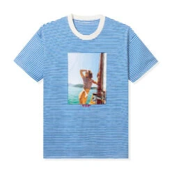 Striped VIP Club T-Shirt