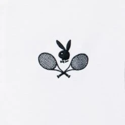 Tennis Club Polo 15 Tennis Club Polo -Fashion Clothing Store Playboy Tennis Club Polo White 03