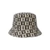 Tile Print Bucket Hat -Fashion Clothing Store Playboy Tile Print Bucket Hat Black 01