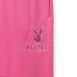 Women's Classic Boyfriend Sweatpants 19 Women's Classic Boyfriend Sweatpants -Fashion Clothing Store Playboy Womens Classic Boyfriend Sweatpants Azalea Pink 03 1
