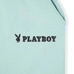 Logo Boyfriend Short -Fashion Clothing Store Playboy logo boyfriend shorts Mint 03