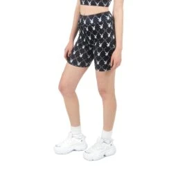 Rabbit Head Biking Short -Fashion Clothing Store PlayboyMissguidedRabbitHeadBikingShort Black 02