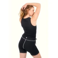 Women's Active Ruched Tank Top 12 Women's Active Ruched Tank Top -Fashion Clothing Store PlayboyWomen sActiveRuchedTankTop Black 03 40a2dd4c fca8 430f 915c c6511e424a4b