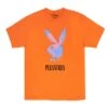 Playboy X Pleasures Pop Art T-Shirt Orange -Fashion Clothing Store Playboy 3601