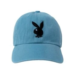 '47 Brand Adjustable Dad Hat -Fashion Clothing Store Playboy 47 Dad Hat lightblue black 01 5a9ff636 e0eb 43c9 9507 e32274a2f519