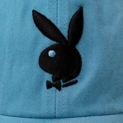 '47 Brand Adjustable Dad Hat -Fashion Clothing Store Playboy 47 Dad Hat lightblue black 04 b9b6dfb6 3eb2 4fc8 9583 efff5b8832db