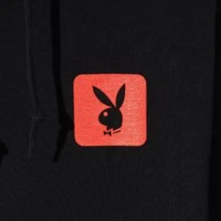 Anniversary Bunny Hoodie -Fashion Clothing Store Playboy Anniversary Club Bunny HoodieBlack Red 03 cec19a02 213a 4f04 8399 37c8e42ae578