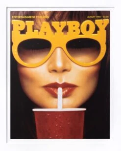 August 1982 Cover Framed Print -Fashion Clothing Store Playboy ArtPrint August 82 Sunglasses whtframe 03 a7d038b9 9b36 4b74 917b 063d45c46731