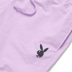 Men's Backstage Nylon Shorts -Fashion Clothing Store Playboy Backstage Nylon Short CrocusPetal 003