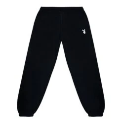 Women's Classic Boyfriend Sweatpants 24 Women's Classic Boyfriend Sweatpants -Fashion Clothing Store Playboy Boyfriend Sweatpant Black 02