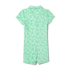 Women's Camper Terry Romper -Fashion Clothing Store Playboy Camper Terry Playsuit Green 02