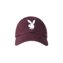 '47 Brand Adjustable Dad Hat -Fashion Clothing Store Playboy ClassicDadHat Maroon 0 30fa482d 6dfd 4d73 8e0f cf2423b81838