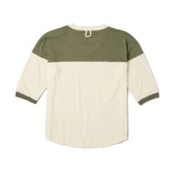 Women's Camp V-Neck Jersey 1/2 Long Sleeve -Fashion Clothing Store Playboy Color Block Jersey T Shirt 02